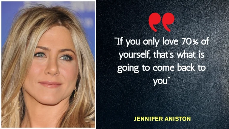 Love quote of the day by Jennifer Aniston