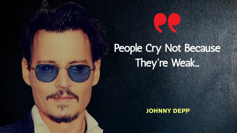 Quote of the Day by Johnny Depp
