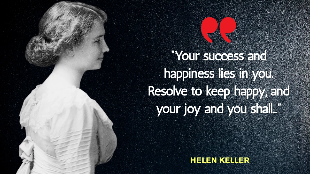Quote of the day by Helen Keller